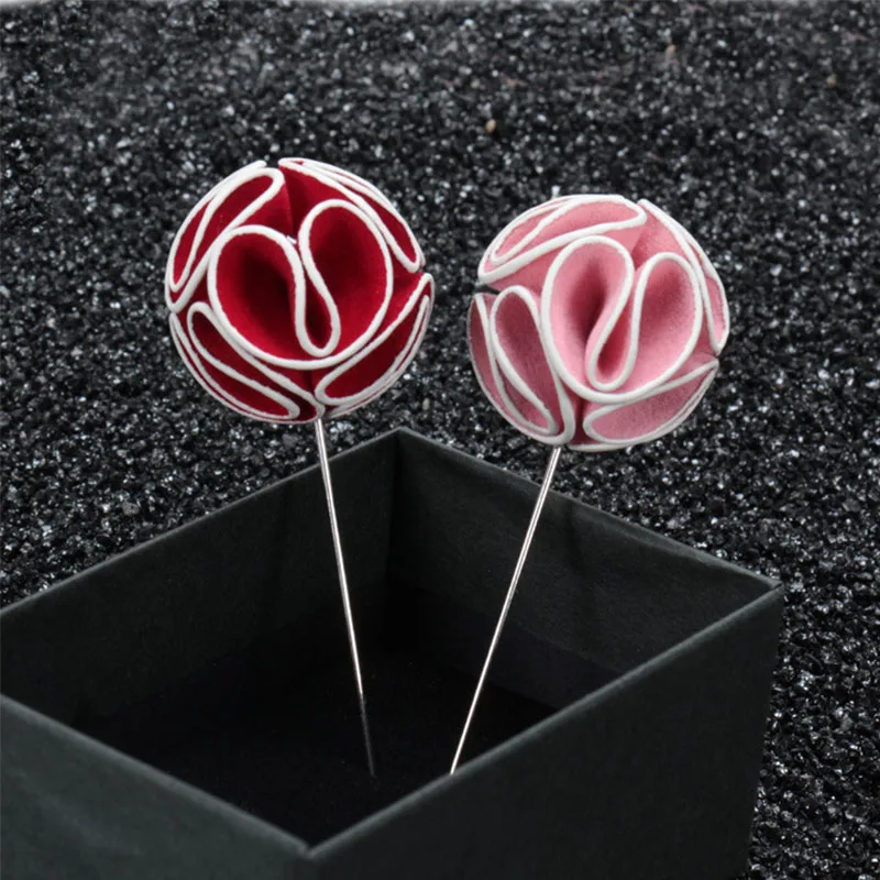 Mdiger бренд цветок отворот булавки ткань масло сторона цветочные броши булавка для