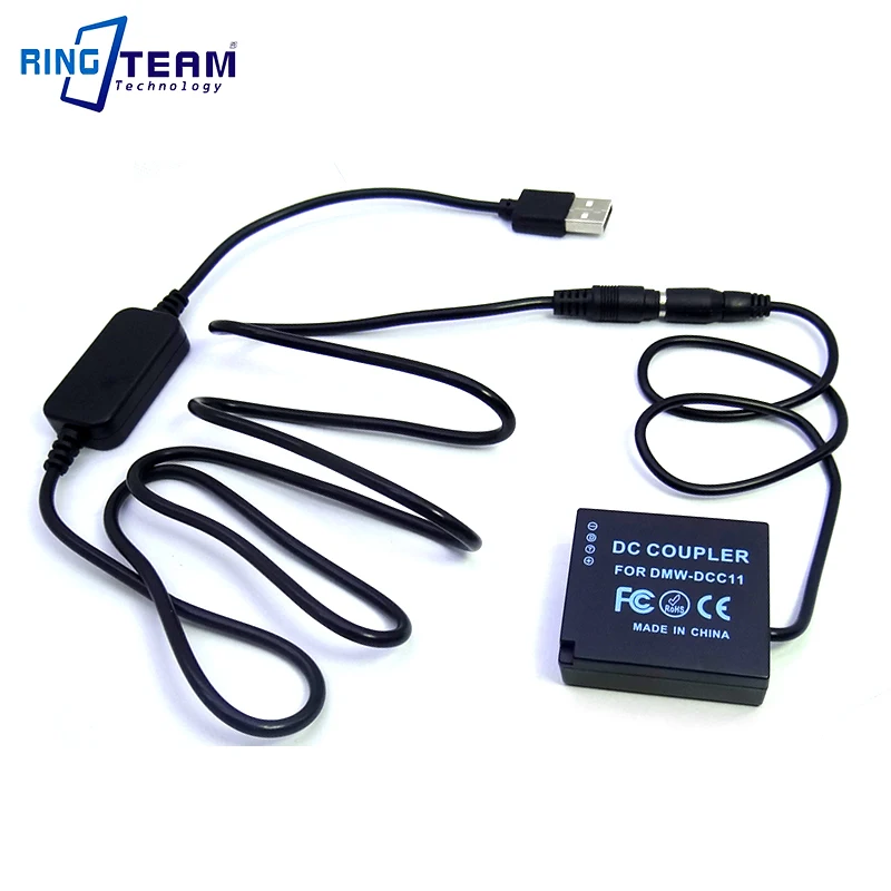 Кабель BLE9 DMW DCC11 + 8 7 В внешний аккумулятор для Panasonic Lumix Camera DMC GF6 GF5 GF3 GF3K GX7 S6 S6K GX80 GX85
