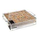 Дымогенератор для барбекю, устройство для холодного копчения на гриле, яблочная древесная стружка для барбекю, аксессуары для барбекю, генератор холодного дыма для приготовления пищи