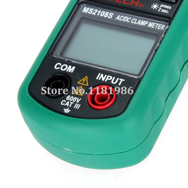 MASTECH MS2108S True RMS цифровой AC/DC токовые клещи мультиметр Емкость Частота пусковой ток