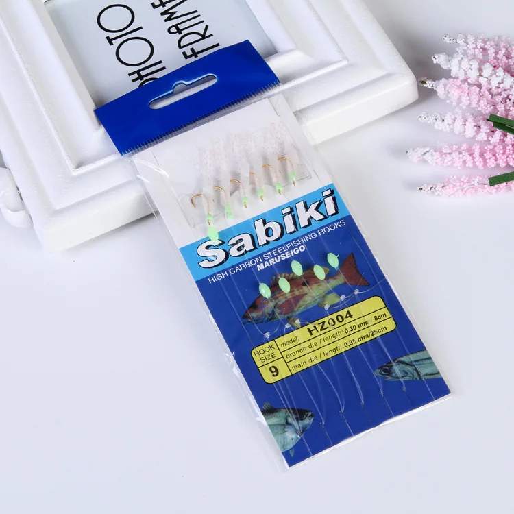 Набор приманок для морской рыбалки 10 шт. в упаковке|pesca sabiki|bait baitfishing sabiki |