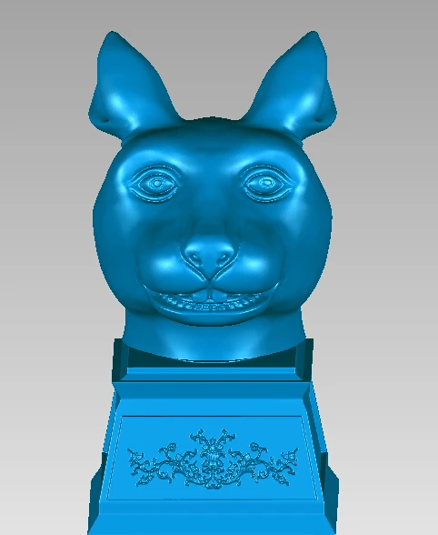 3D модель для ЧПУ резная фигурка скульптурная машина в формате STL западная