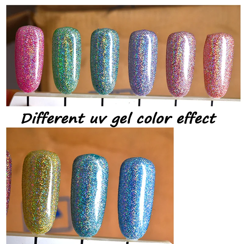 Зеркальный порошок 2 г/кор. лазерный серебристый пигментный хромированный