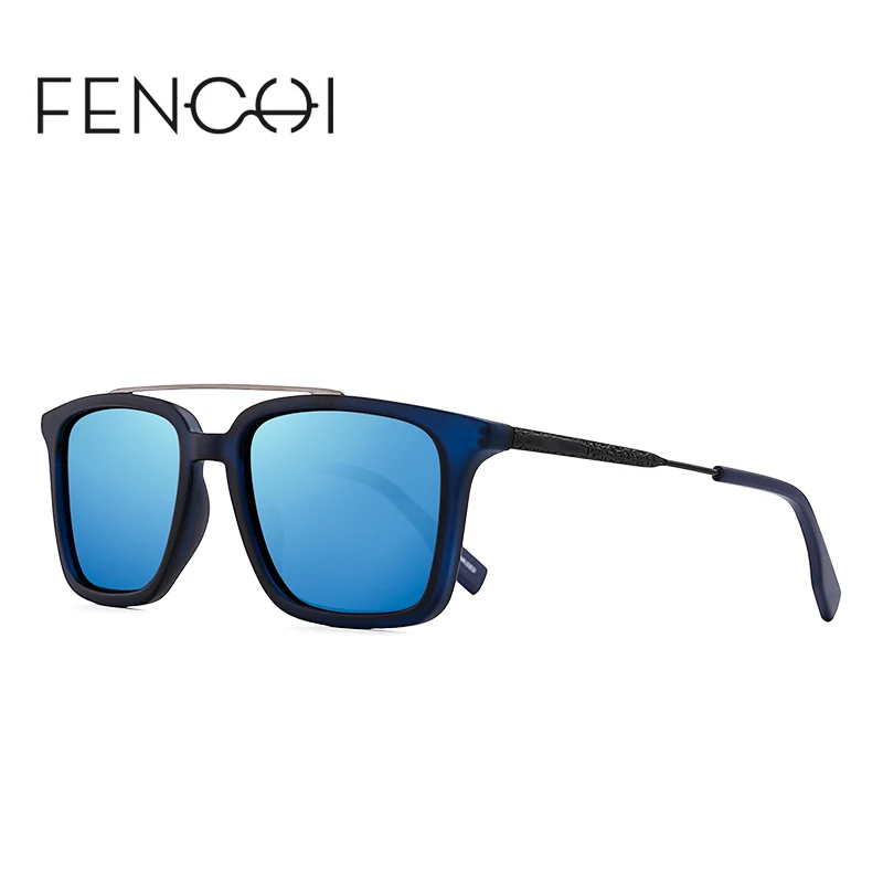 Blue Lens Новые модные солнцезащитные очки для мужчин и женщин поляризационные уличные солнцезащитные очки - Цвет линз: Blue Lens