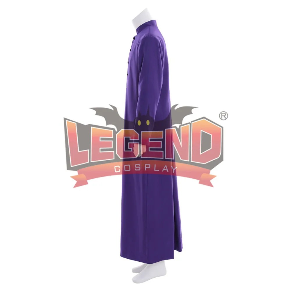 Римский фиолетовый жрец Cassock халат платье духовенец Vestments средневековый церемониальный Халат