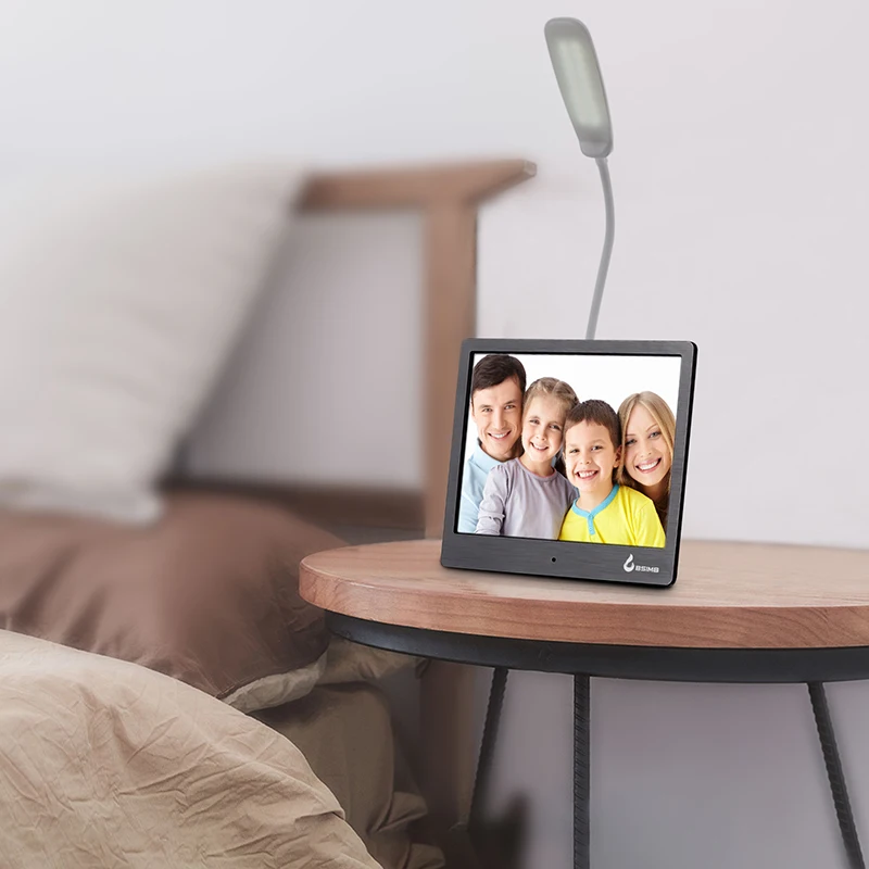 8 &quotЦифровая фоторамка HD TFT LCD 1024*768 Календарь Будильник цифровая MP3 MP4 Movie Player m12