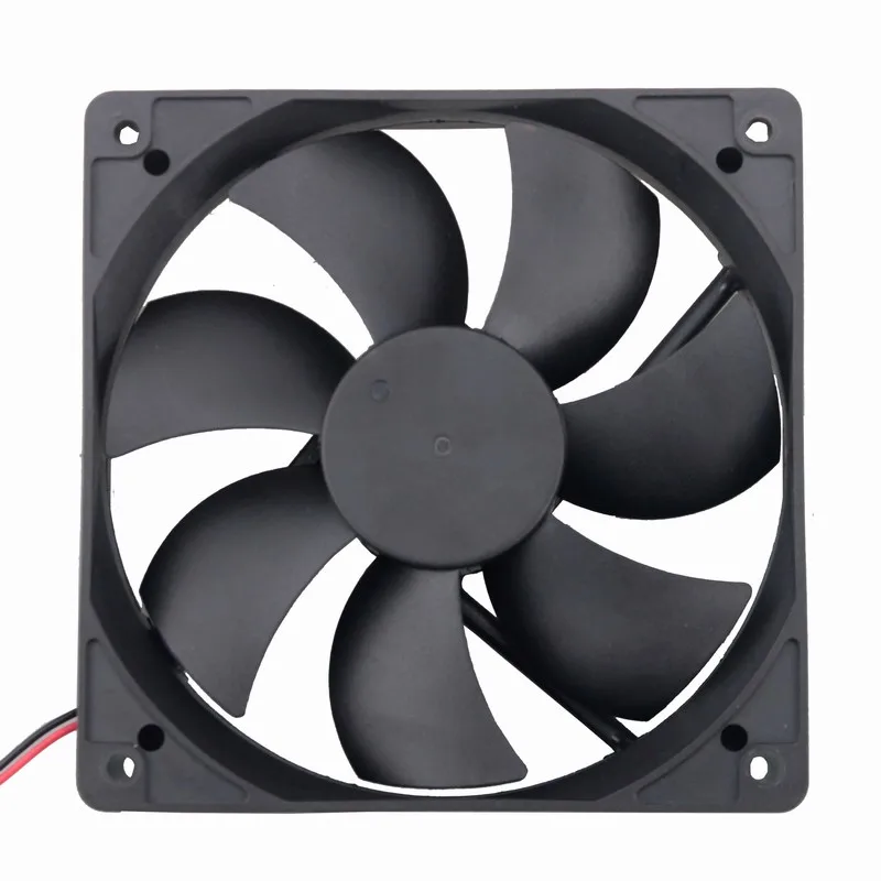 

100 Pcs Gdstime 3000RPM 120mm DC 24V Dual Ball Bearing 12cm Brushless PC Case Cooling Fan 120*120*25mm 0.26A 12025B 2Pin