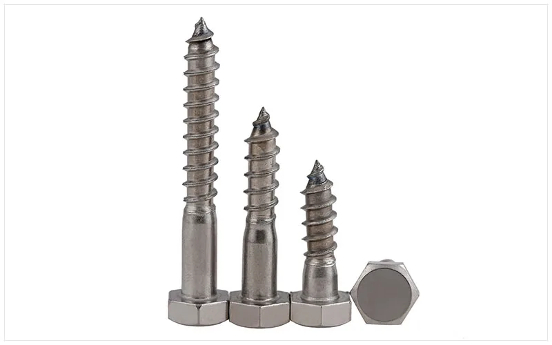 5/2 шт. M6/M8/M10 304 Нержавеющая сталь самонарезающие винты с шестигранной головкой, с шестигранной головкой самонарезающие винты, шурупы для дерева