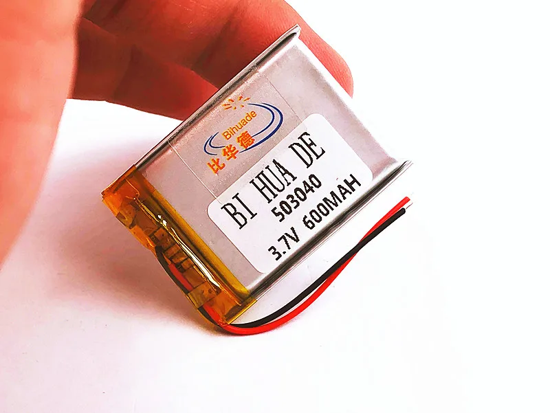 Полимерная батарея 600 mah 3,7 V 503040 умный дом MP3 колонки литий-ионная батарея для dvr, gps, mp3, mp4, DVD power bank, динамик