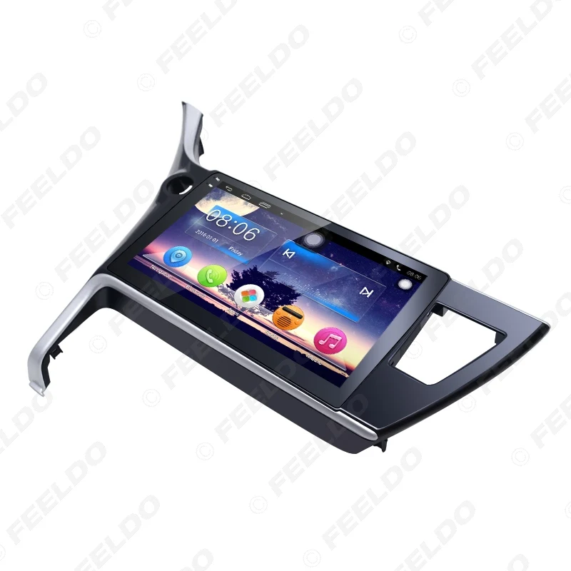 FEELDO новый 10 1 &quotAndroid 6 0 четырехъядерный Автомобильный GPS Bluetooth Navi Радио USB