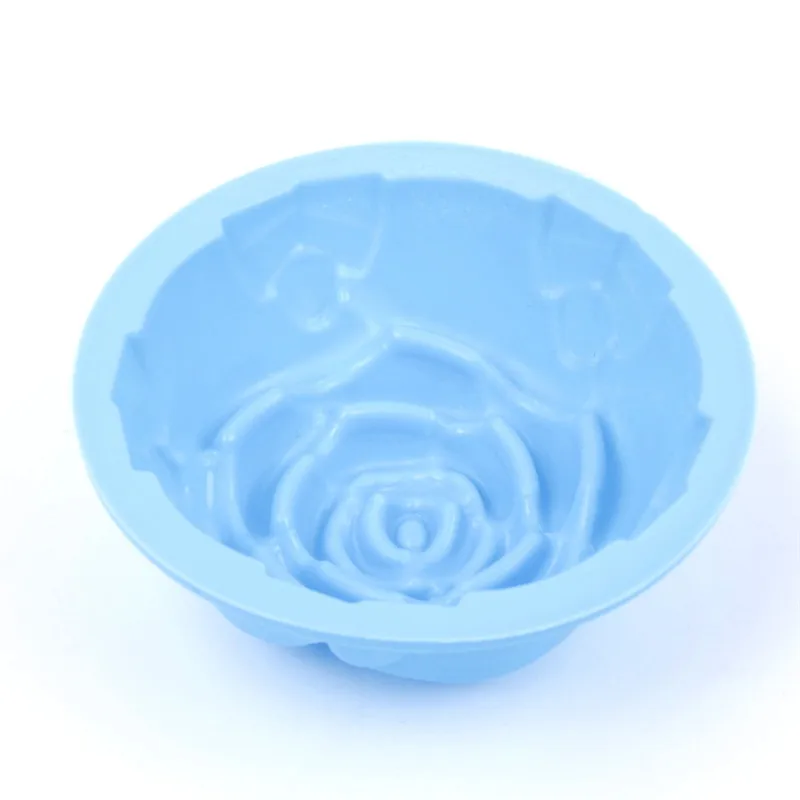 6 шт. розы в форме цветка из силикона прессформы торта шоколад желе пудинг
