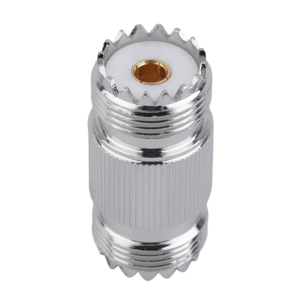 Новый прямой разъем адаптера UHF PL 259 SO 240 Female To Jack RF Лидер продаж|uhf connector|uhf female