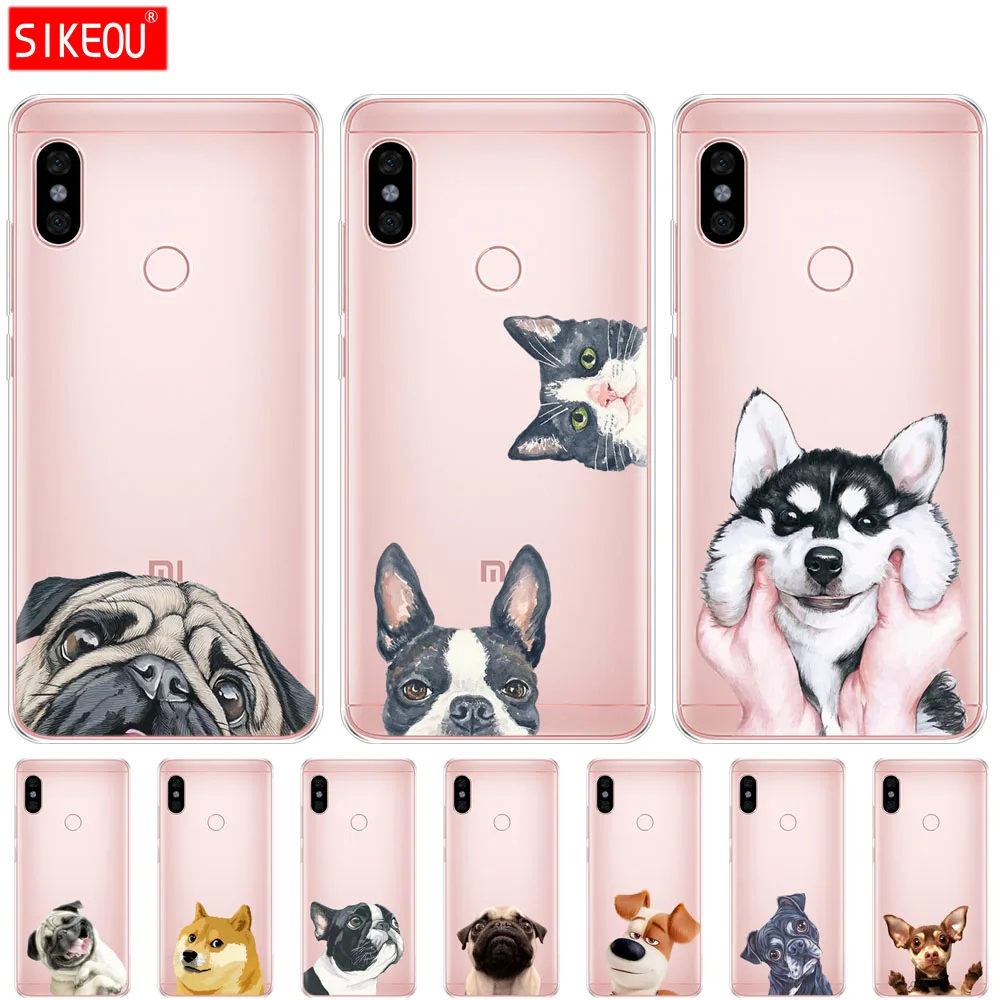 Чехол для redmi 6a 6 pro чехол xiaomi note 7 go mi 9 SE Собака и кот Хаски Акита|Бамперы| |