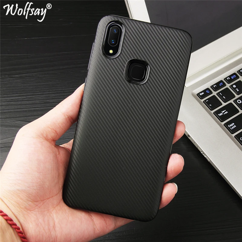 Ultra Thin Soft Phone Cover For Vivo V11i Case V11 6.3" New Carbon Fiber TPU Silicone Cases Z3 Funda Coque | Мобильные телефоны