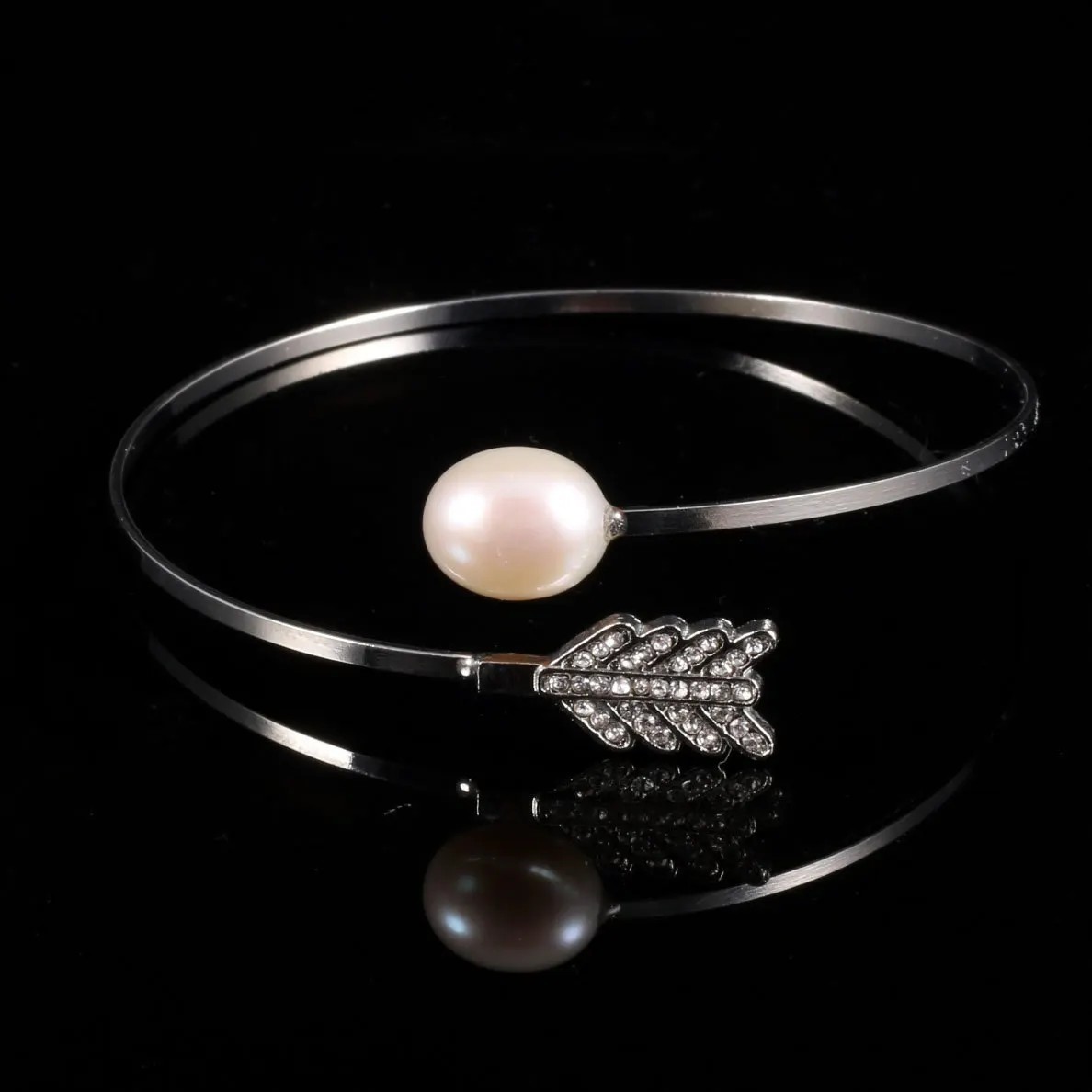 2020 New Natural Freshwater Pearl Bracelet Crystal Steel Creative Gifts For Women Girls | Украшения и аксессуары