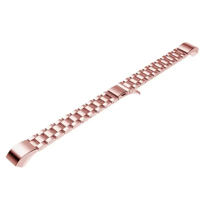 Rose pink Ремешок для часов из нержавеющей стали для fitbit alta HR band сменный Браслет Для fitbit alta Ремни Аксессуары для наручных часов - Цвет ремешка: Rose pink
