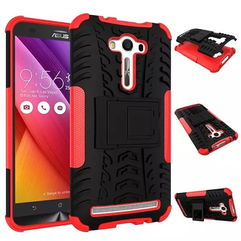 For Asus Zenfone 2 Laser Case ZE500KL 5.0 inch Heavy Duty Armor Hybrid Silicone Hard Phone Cover Ze500kl |