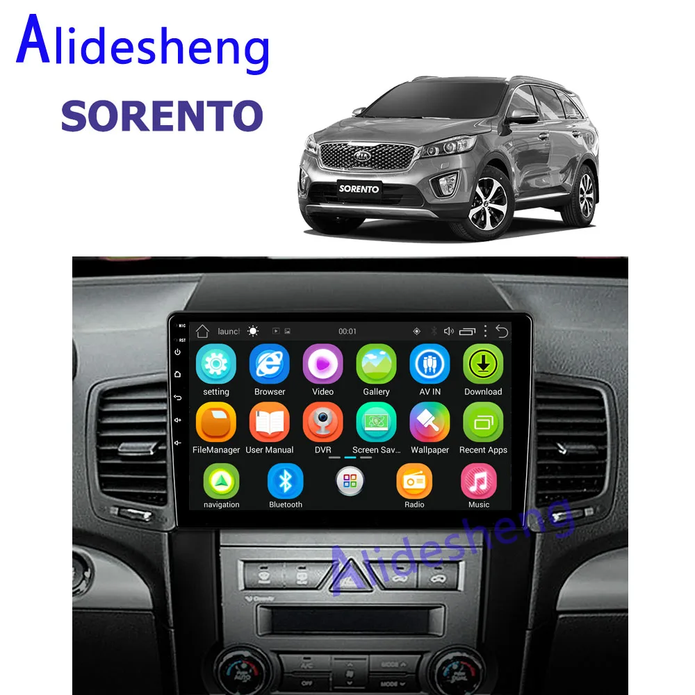 2din 2.5D Android автомобильный DVD мультимедийный плеер для KIA Sorento 2009 2010 2011 2012