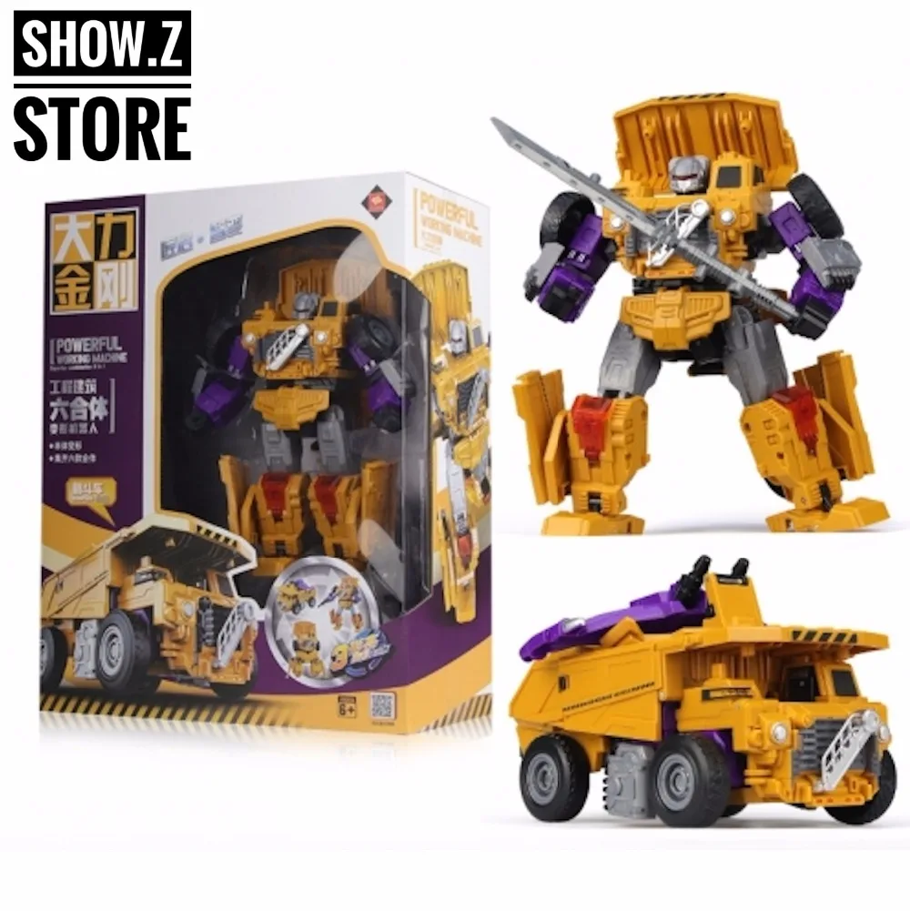 [Show. Z Store] Jinjiang Sheyel Truck Long Haut Devastator Combiner Transformation Action Figure|figures action figure|figure actiontransformers