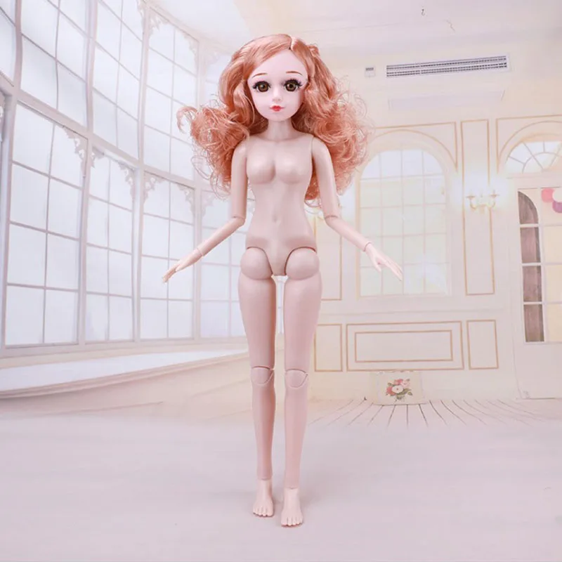 15 подвижных шарнирных 60 см 1/3 BJD куклы женские голые телесные тела с обувью модные