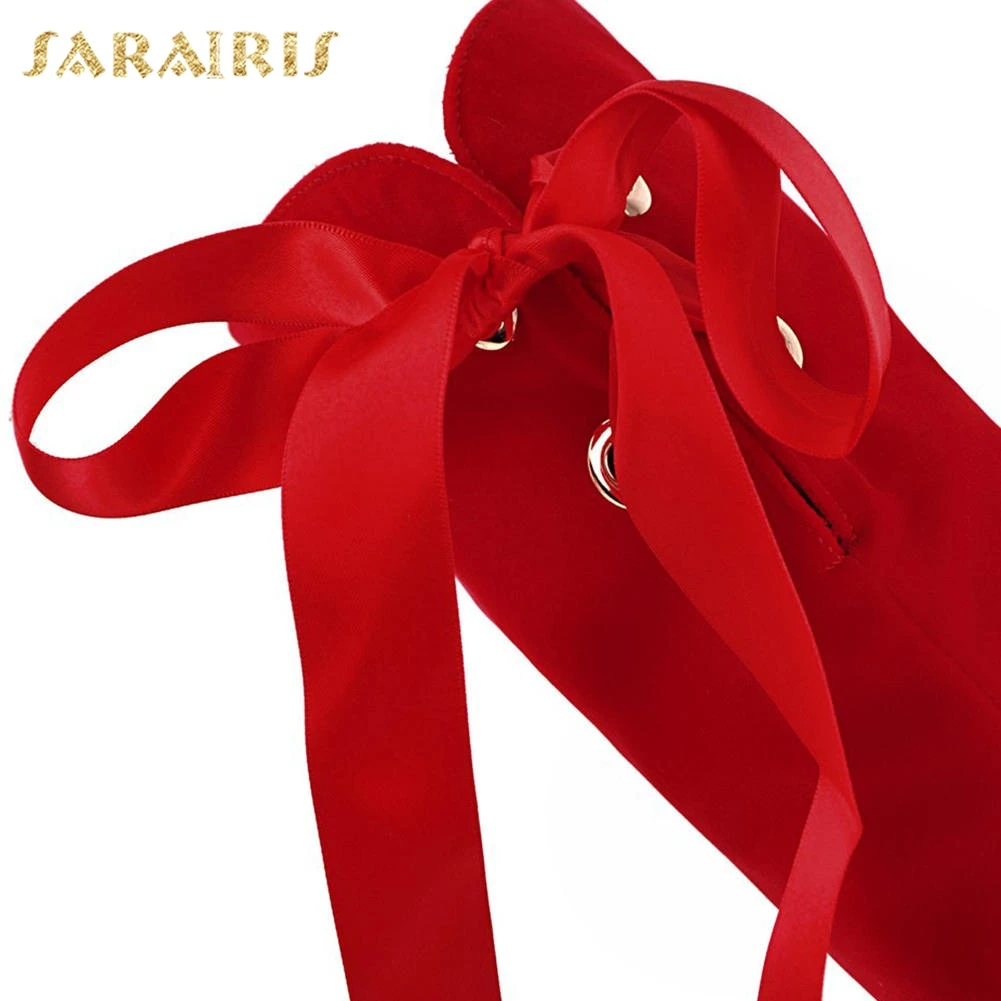 SARAIRIS/большие размеры 32-43; Лидер продаж; вечерние сапоги на платформе и высоком тонком каблуке; женские Сапоги выше колена; женская обувь