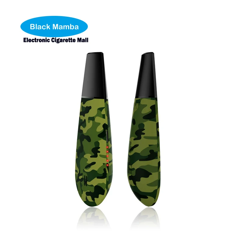Оригинальный blk черный вапоризатор Mamba Herbstick Temp-control электронная сигарета сухой