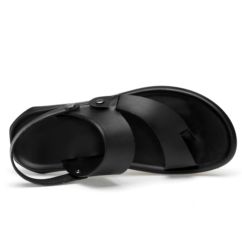 Сандалии мужские из натуральной кожи мягкие босоножки в римском стиле