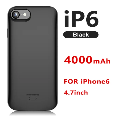 4000mah For IP 6 Чехол для зарядного устройства Gagaking 5000 мАч 7200 мАч для iPhone 6/6 S/6 P/6SP/7/7 P/8/8 P power Bank чехол для внешнего аккумулятора - Цвет: 4000mah For IP 6