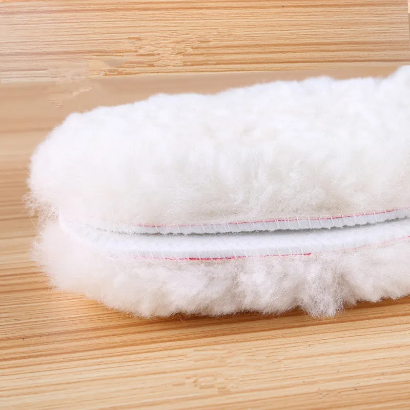 Лидер продаж Шерстяные стельки Зимняя Теплая мужская и женская обувь Подкладка