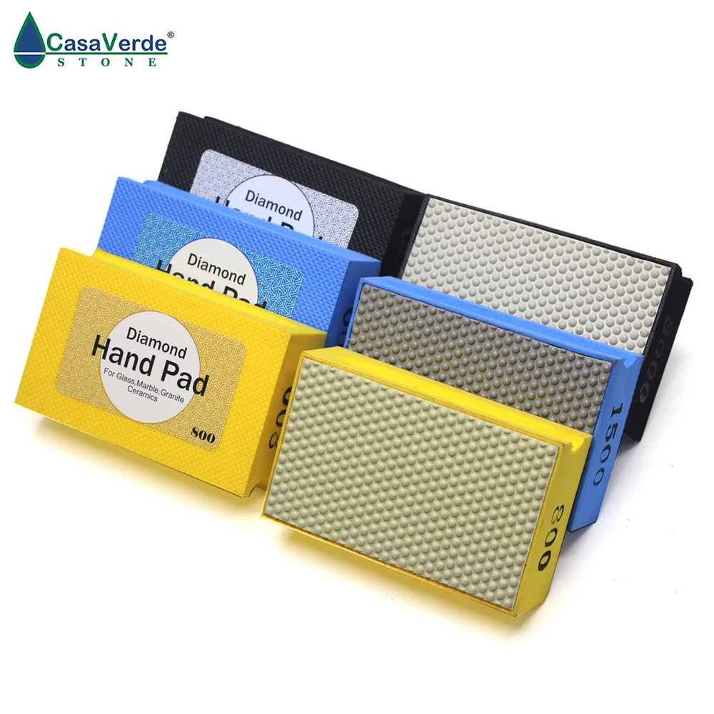 

3pcs/set DC-RHPP01 diamond resin hand polishing pads for marble