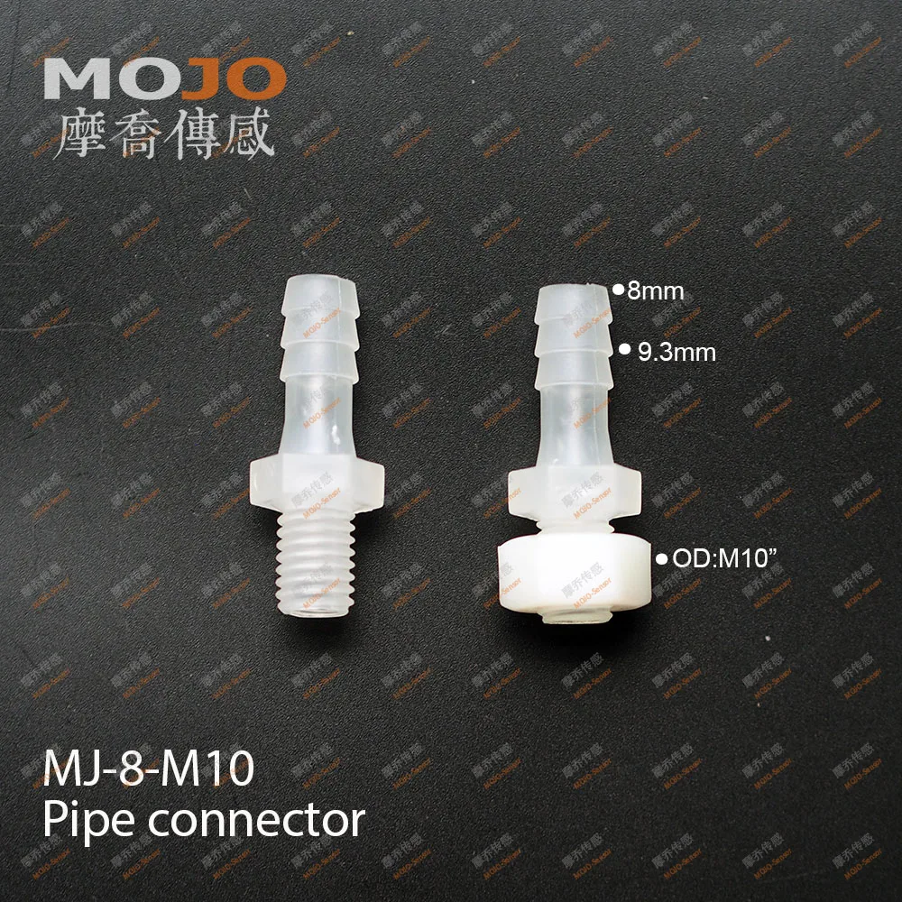 

2020 Free shipping!!MJ-8-M10 straight nozzle connector (100pcs/lots)