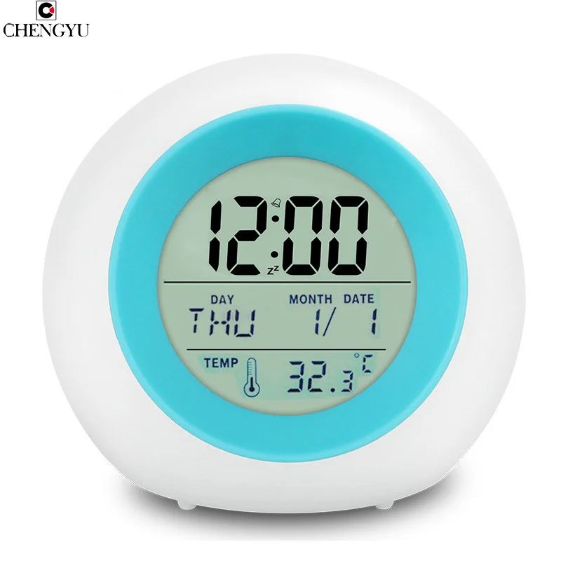 СВЕТОДИОДНЫЙ Luminova Круговой Современная Европа изменение цвета despertador Повтор