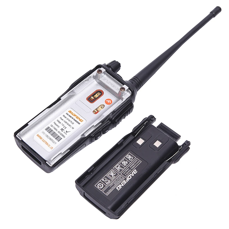 2 шт. Baofeng UV 82 Plus 8 Вт высокомощная рация Двухдиапазонная VHF/UHF 10 км дальность UV82
