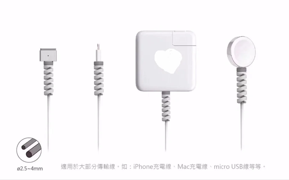 10 комплектов сплошной цвет ТПУ Спираль USB зарядное устройство с кабелем для