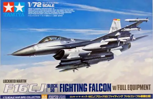 Модель сборки самолета 60788 1/72 Американский F-16 Cj боевой самолет модель