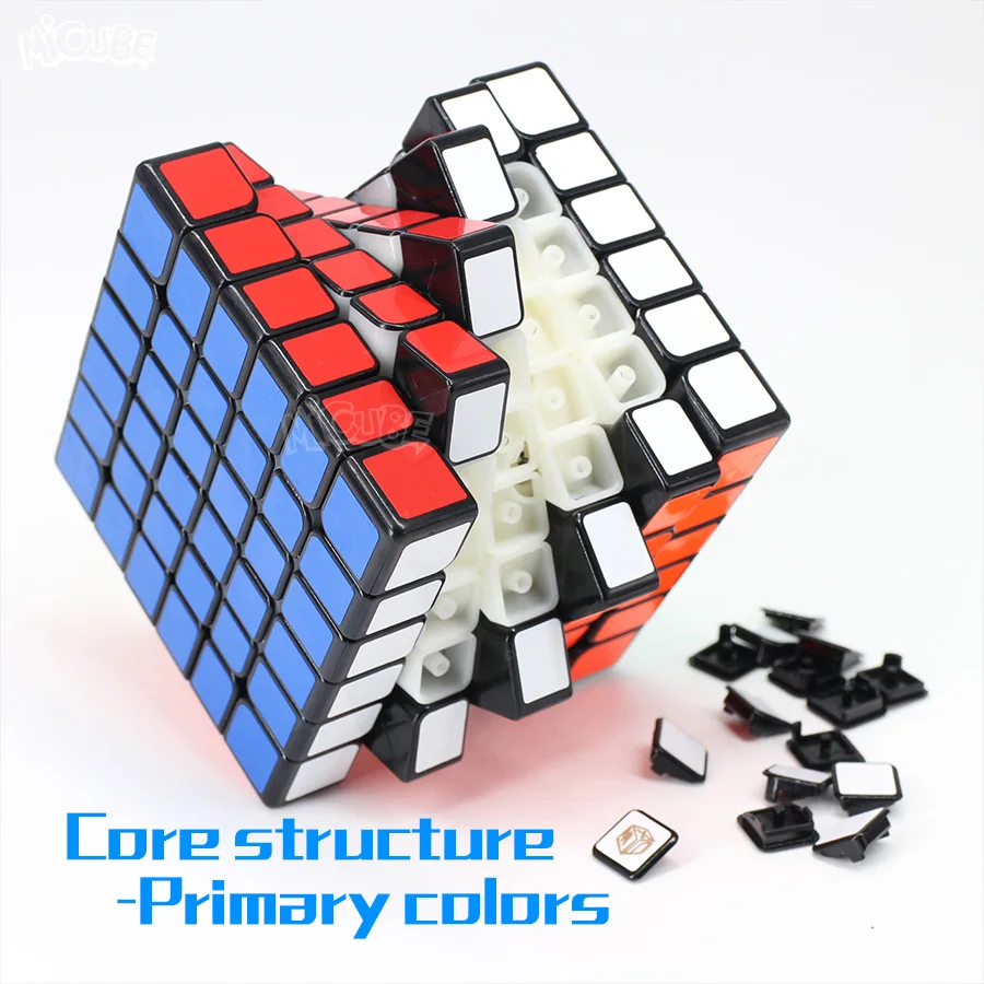 Qiyi Mofangge Магнитный куб Shadow 6x6 Cubo Magico 6x6x6 ShadowM speed профессиональная головоломка обычные магнитные 6x6 магические кубики