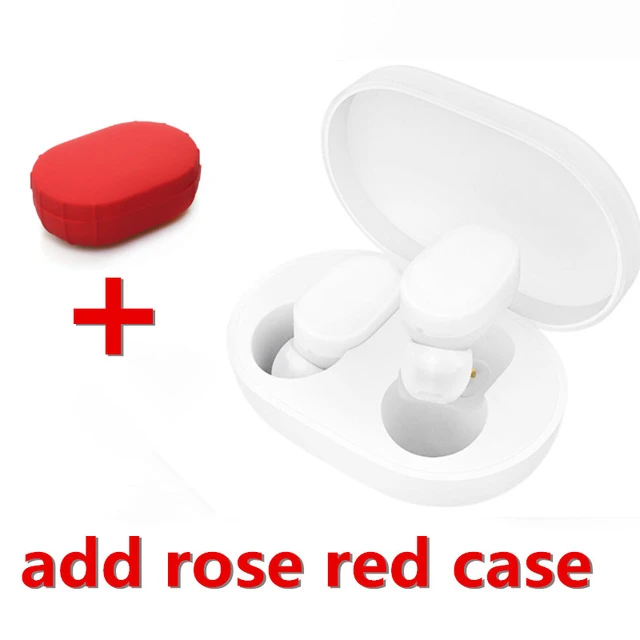 Xiaomi mi Airdots Молодежные настоящие беспроводные наушники TWS Bluetooth V5.0 гарнитура Стерео шумоподавление Air Pro вкладыши mi c Handsfree - Color: airdots add red