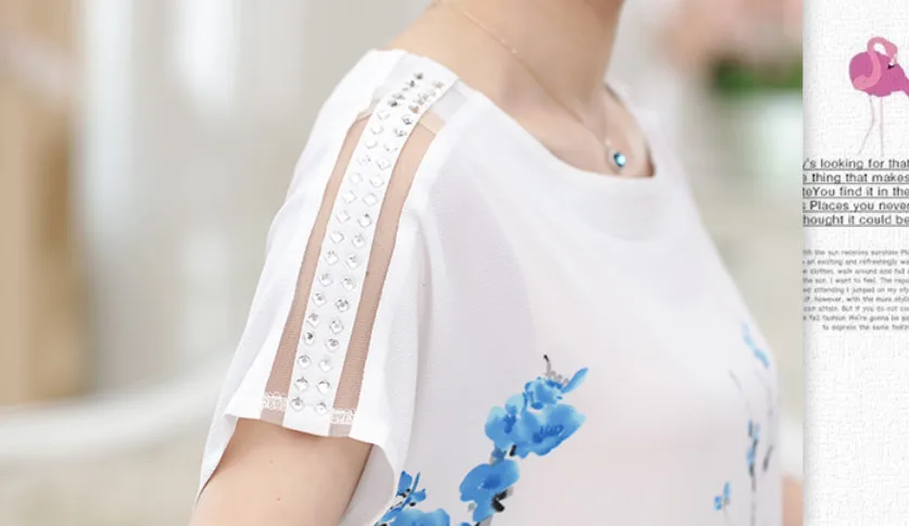 Chiffon blouses 2017 new women summer blouse shirt vintage floral Print casual tops blusa camisas chemise femme plus size 4XXXXL |