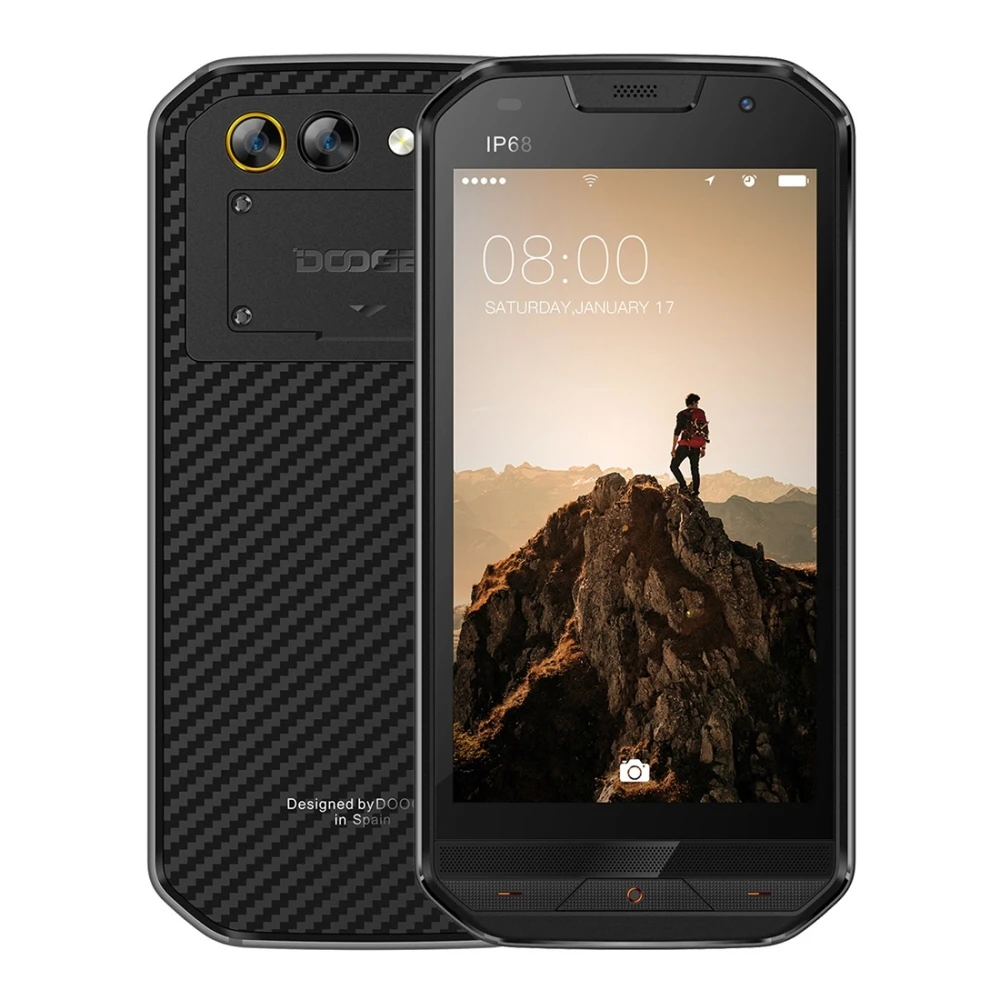 DOOGEE S30 2 ГБ 16 Android 7 0 смартфон IP68 Водонепроницаемый 5 ''отпечатков пальцев В/2A