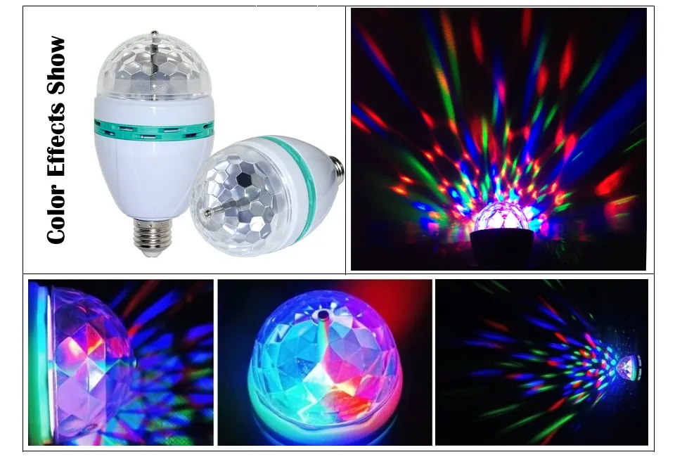 Голосовое управление RGB светодиодный сценический светильник хрустальный магический шар лазерный сценический светильник вечерние диско-шар клуб DJ светильник s для KTV рождественских