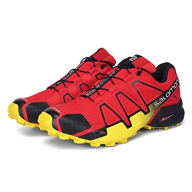 Salomon обувь для мужчин speed Cross 4 CS беговые кроссовки мужские спортивная черный белый
