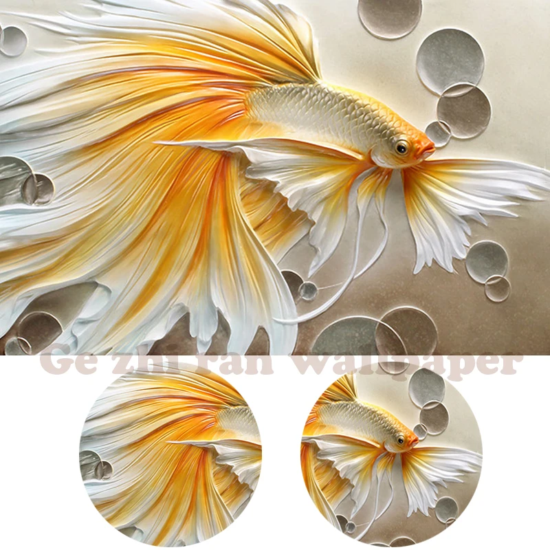 Пользовательские фото обои Живопись 3D стереоскопическая картина маслом Relie