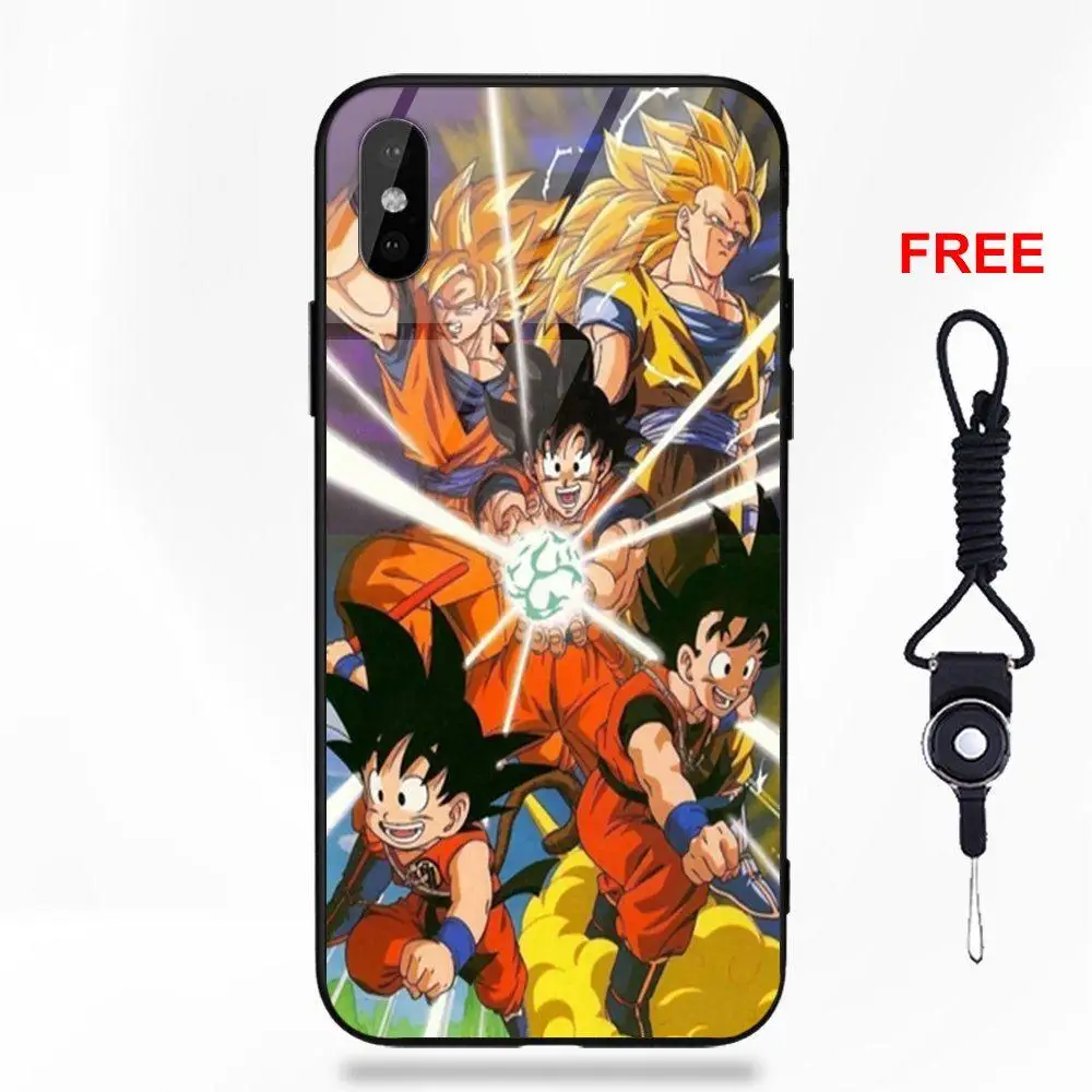 Vvcqod Dragon Ball Z Гофу Dbz для Apple iPhone 5 5C 5S SE 6 S 7 8 плюс X XS Max XR Мягкие TPU оправа закаленное