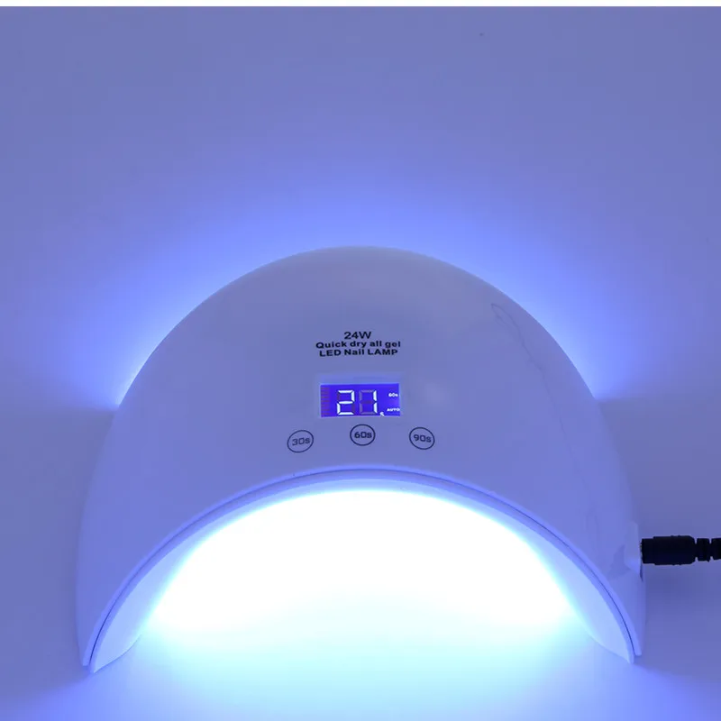 Светодиодная УФ лампа для сушки ногтей 24 Вт 12 светодиодов|nail dryer|nail lampled uv |