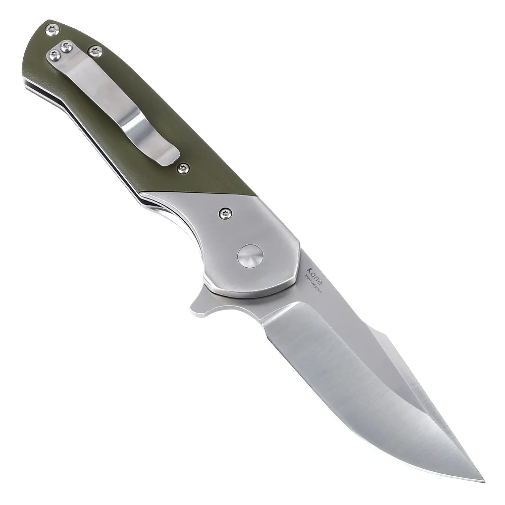 Походный нож Kizer, тактический нож Kane G10, высокопрочный инструмент для выживания
