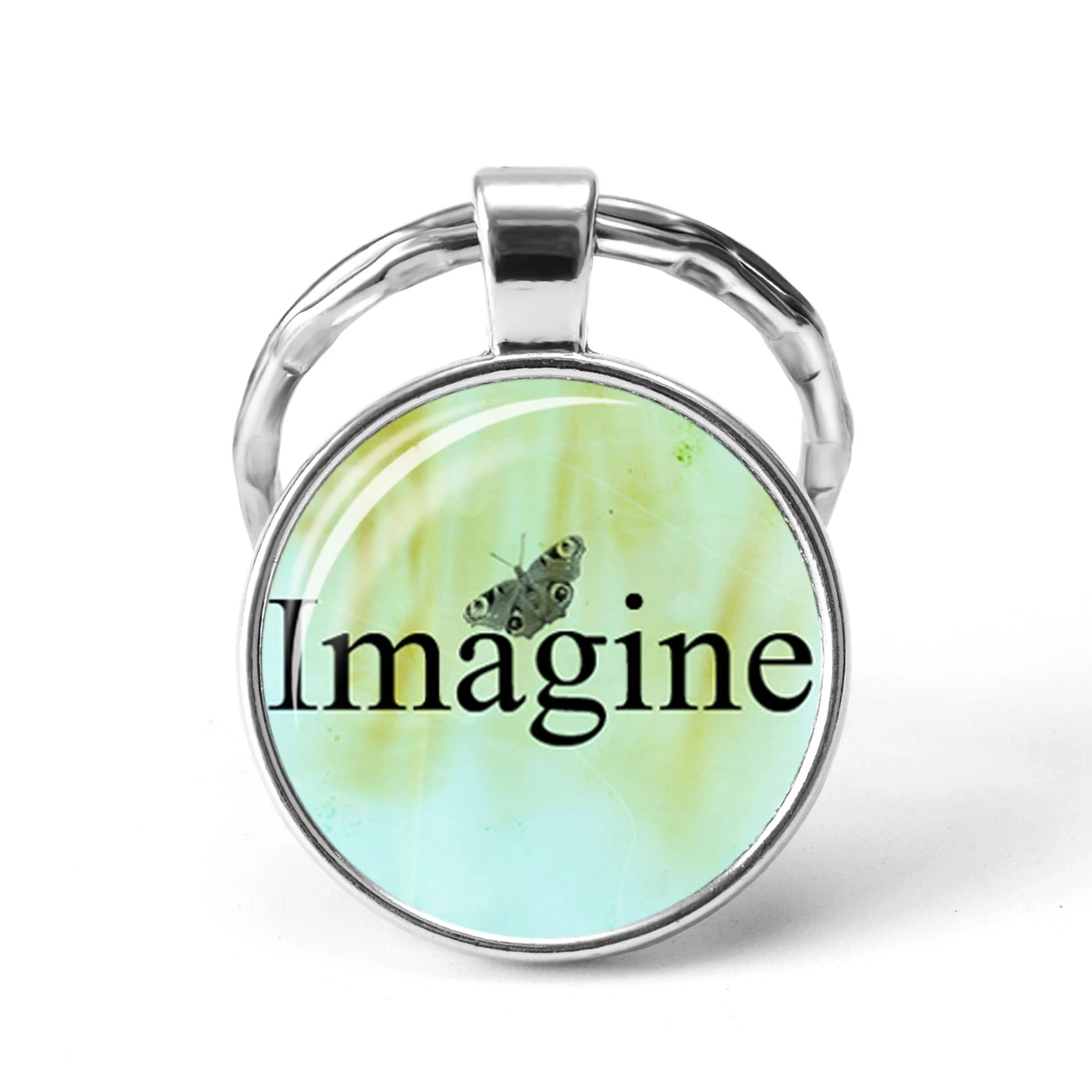 Shine Magic Quote брелок для путешествий автомобильные брелки стеклянный кабошон