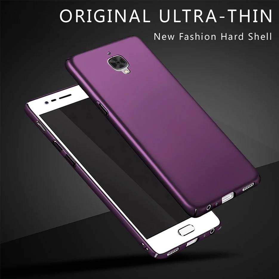 Luxury Case For Oneplus 3 Cover One plus 3t Ultra Slim Matte Protective Shell for Coque Three Funda Bumper | Мобильные телефоны и