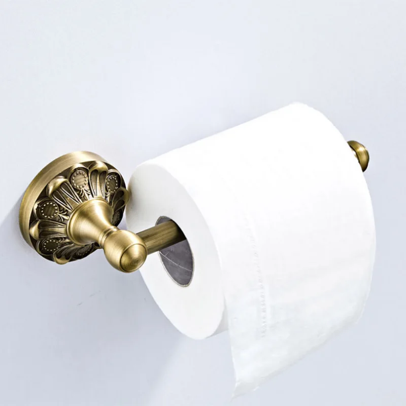 antique bathroom accessories set bronze toilet paper roll holder bathroom shower soap dish robe hook wc brush holder towel ring free global shipping