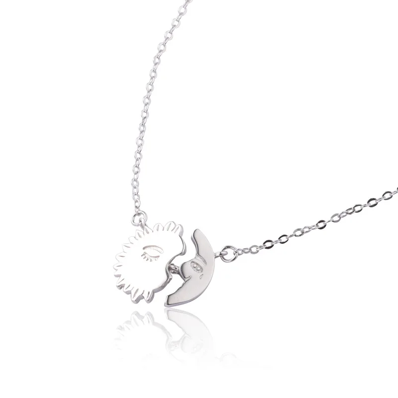 Fashion n Moon Star 925 Sterling Silver Necklace | Украшения и аксессуары
