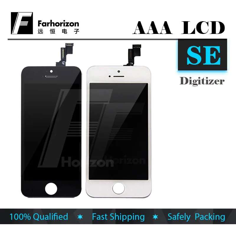 Wholesale 10 PCS/LOT 100% Tested LCD for iPhone SE of Capacitive Touch Screen &amp free Shipping | Мобильные телефоны и